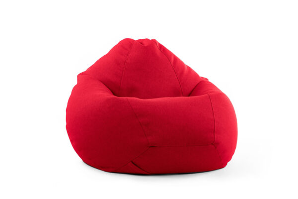 Elegantsest mööblikangast eraldi sisekotiga suur punane pehme ja stiilne kott-tool
