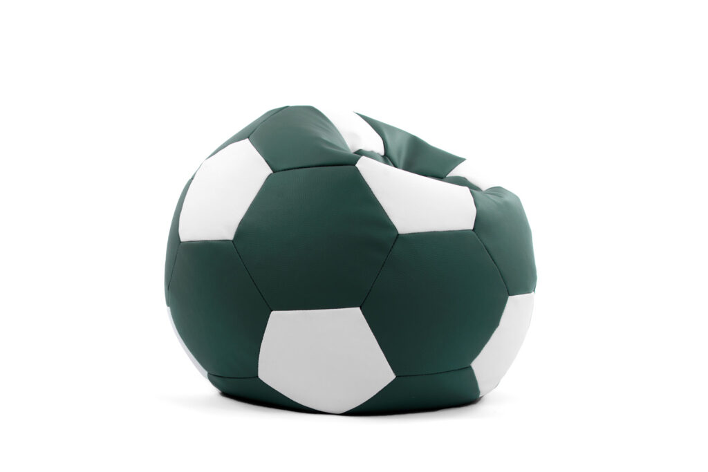 Kott-tool Jalgpall – Tumeroheline + Valge, 190L
